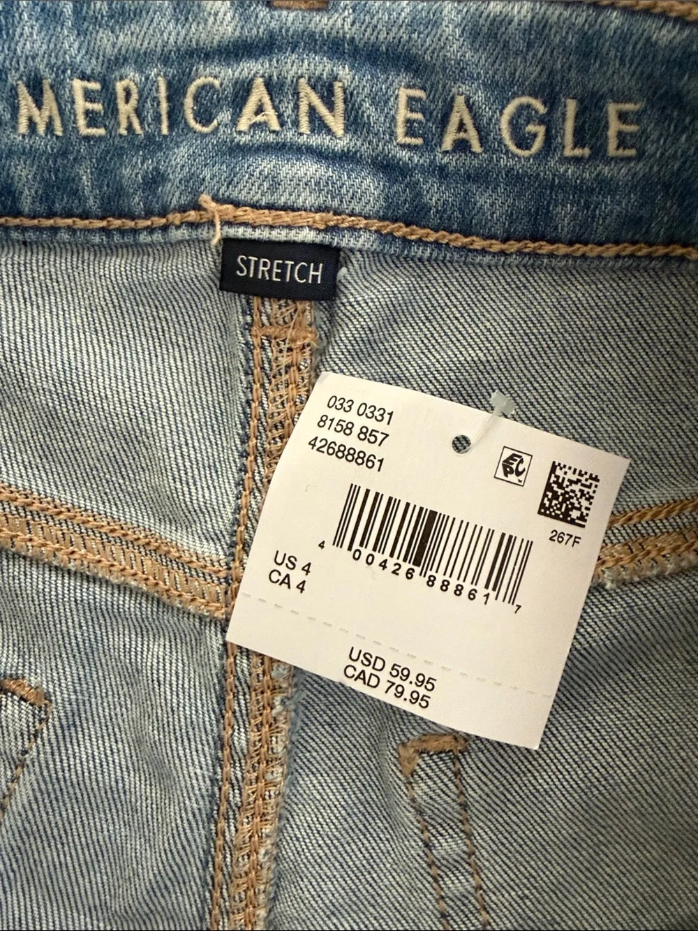 NWT AE Low rise baggy shorts